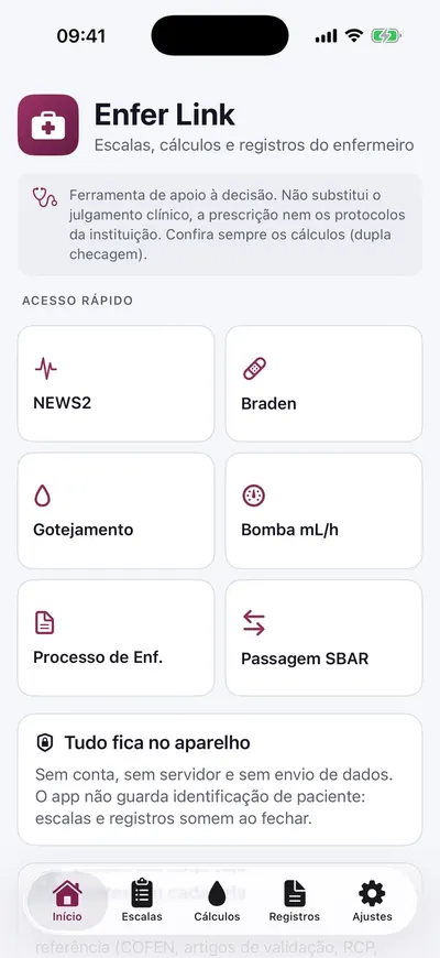 Enfer Link no iPhone